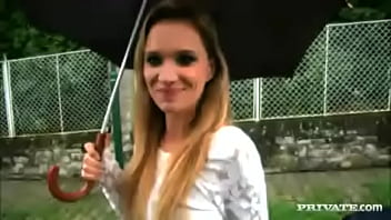 An audition video finds blonde angel and gets her to strip down