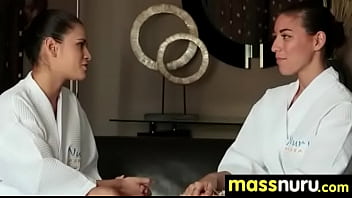 Nuru massage ends with a hot shower fuck 21