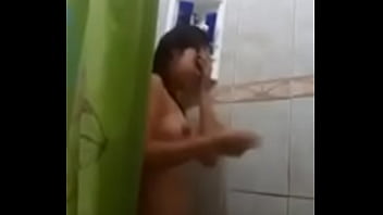 K shy babe recording shower part2