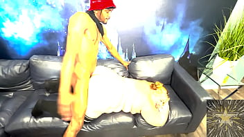 Black christ loses control – oils & pounds miss pink plush’s juicy ass in hardcore fuck session