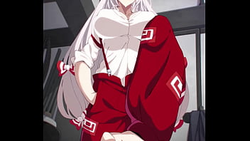 Touhou hentai footjob