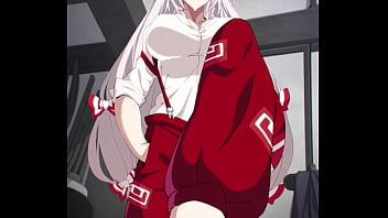 Touhou hentai footjob