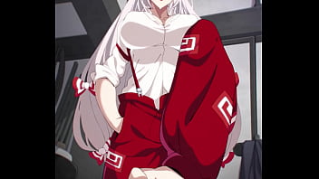 Touhou hentai footjob