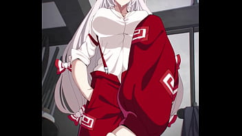 Touhou hentai footjob