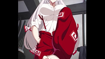 Touhou hentai footjob