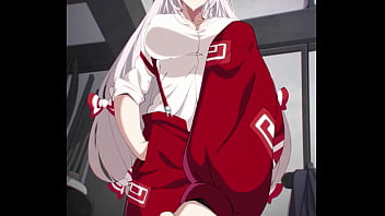 Touhou hentai footjob