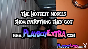 Big boobed red cougar taking off her sexy lingerie