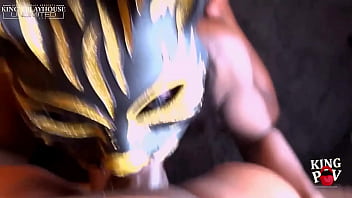 Masked slut gets her throat fucked pov kingcuretv