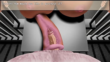 Talking to a sex bot and fucking it's sex toy a silent statue