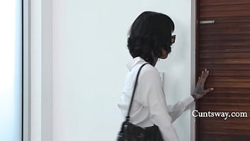 A quick fuck changed my lesbian wifey's mind