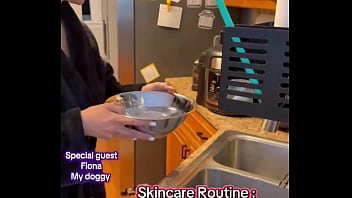 Skincare routine tighter & fresh skin#face #skincareroutine #skincare #cubes