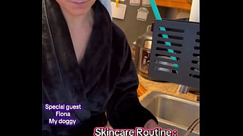 Skincare routine tighter & fresh skin#face #skincareroutine #skincare #cubes