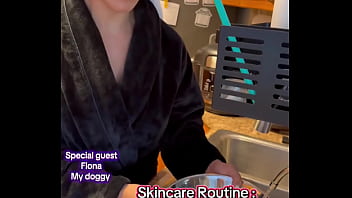 Skincare routine tighter & fresh skin#face #skincareroutine #skincare #cubes