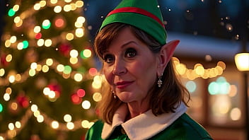 Mrs claus christmas cosplay impish fuck and creampie