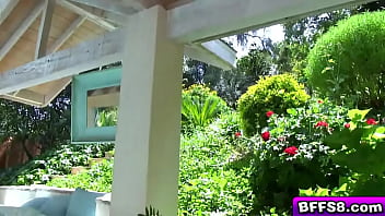 Tree cutter fuck gia in her spread pussy with his big cock