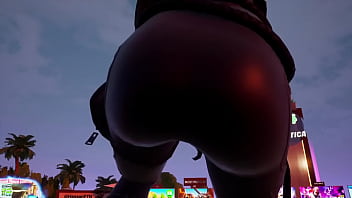 Hermoso trasero en primer plano