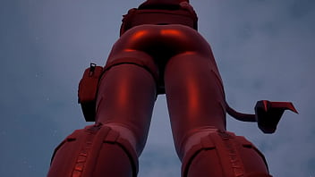 Hermoso trasero en primer plano