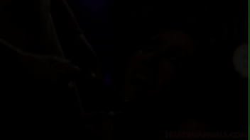 Inked goth whore fucked hard in foursome