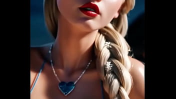 She’s giving frozen fantasy with a dangerously upgraded look not your simple elsa — this one's made for grown up dreams