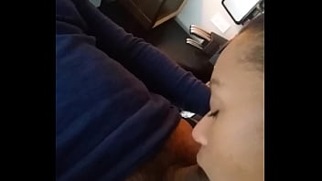 Latina sucking big dick