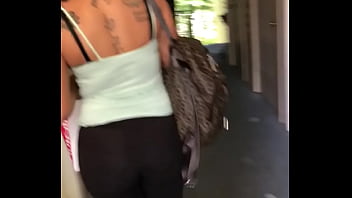 Walking behind her Walking behind her