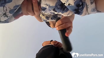 Sucking my cock outdoors while playing with a toy Sucking my cock outdoors while playing with a toy