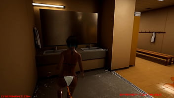 Cyberomance testing fluids near at the swimming pool Cyberomance testing fluids near at the swimming pool