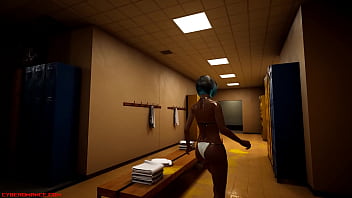 Cyberomance testing fluids near at the swimming pool