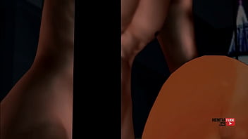 Ben hentai gwen is fucked against the window