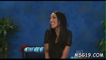 Hot masseuse with tiny zeppelins