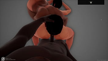 Two big tit mils gets pussy pounded by big black cock