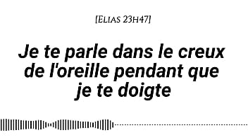 Audio pour les femmes je te parle dans le creux de l’oreille pendant que je te doigte ambiance nocturne doigtage bruits mouillés voix d’homme tendre puis sale