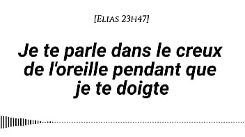 Audio pour les femmes je te parle dans le creux de l’oreille pendant que je te doigte ambiance nocturne doigtage bruits mouillés voix d’homme tendre puis sale