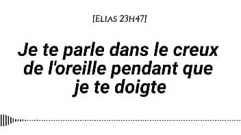 Audio pour les femmes je te parle dans le creux de l’oreille pendant que je te doigte ambiance nocturne doigtage bruits mouillés voix d’homme tendre puis sale