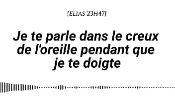 Audio pour les femmes je te parle dans le creux de l’oreille pendant que je te doigte ambiance nocturne doigtage bruits mouillés voix d’homme tendre puis sale