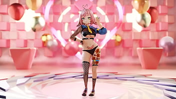 Vtuber Strips & Dances To Kpop Mmd thumbnail