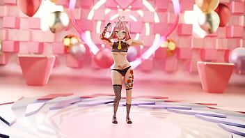 Vtuber strips & dances to kpop mmd