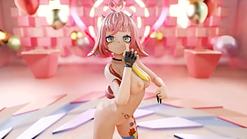 Vtuber strips & dances to kpop mmd