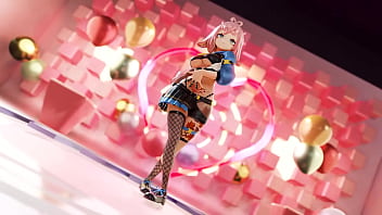 Vtuber strips & dances to kpop mmd