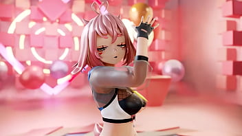 Vtuber strips & dances to kpop mmd