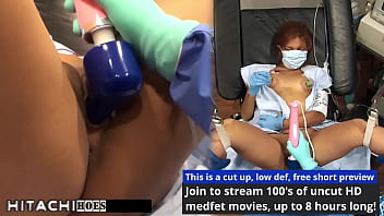 Human guinea pig gets mandatory hitachi orgasms from doctor tampa maria santos