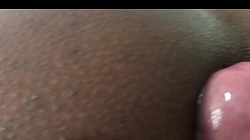 Ebony milf enjoying morning sex with her white lover