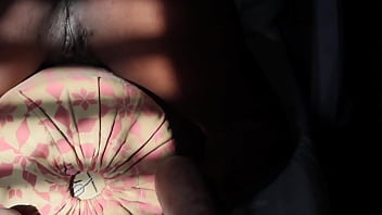 Ebony milf enjoying morning sex with her white lover