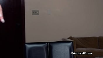 Mrs ivy bends over for principals fat dick in stockings