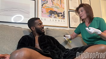 Nipple licking handjob with matt bishop