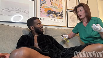 Nipple licking handjob with matt bishop