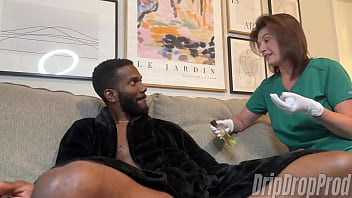 Nipple licking handjob with matt bishop