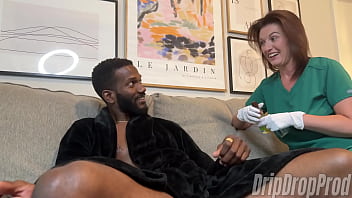 Nipple licking handjob with matt bishop