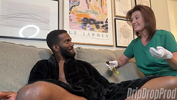 Nipple licking handjob with matt bishop