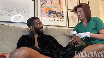 Nipple licking handjob with matt bishop